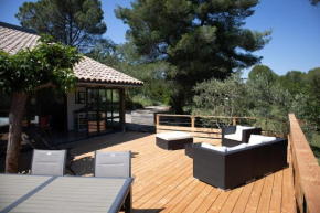 Villa en pleine nature prés des plages-Piscine